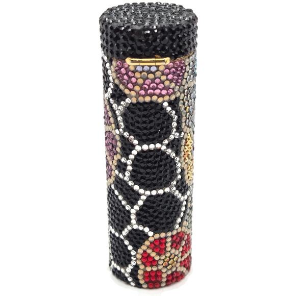 Judith Leiber Crystal Life Saver Candy Mint Container Retired Multicolor Rare - Picture 11 of 16